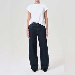 Agolde Midnight Blue Wide-Leg Jeans